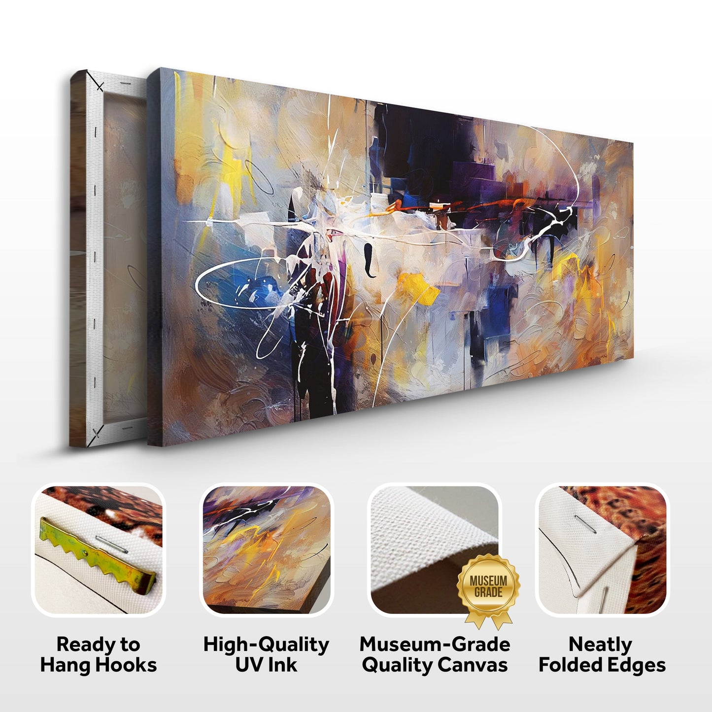 Canvas print Colorplay Symphony by Tailored Canvases, abstract art on crafting canvas on Tampa Home & Garden Store