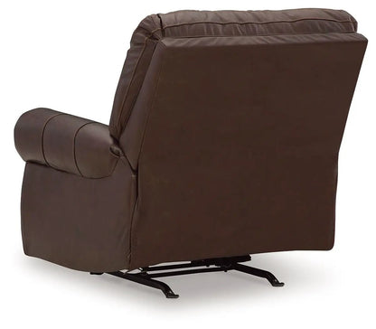 Colleton Rocker Recliner in Dark Brown Finish