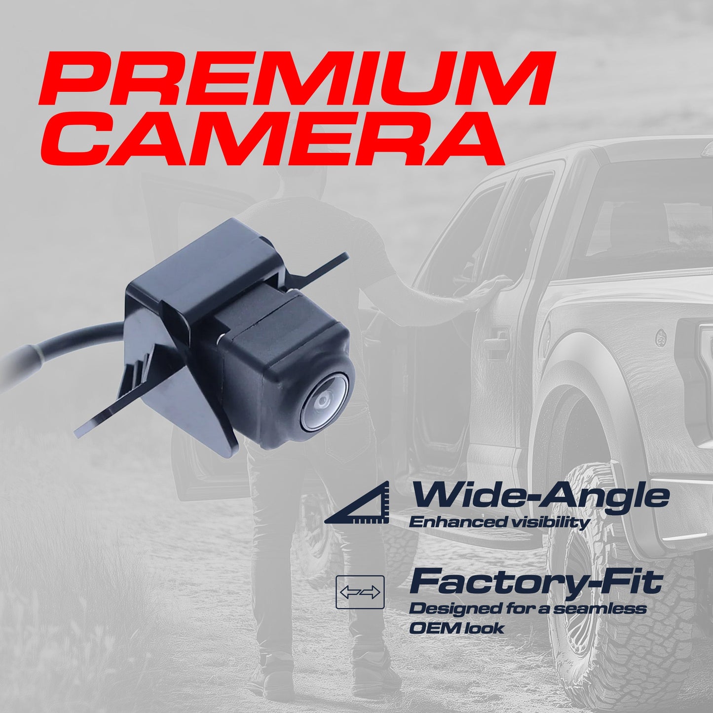 Master Tailgaters OEM backup camera with wide-angle lens and wiring harness on Tampa Home & Garden Store