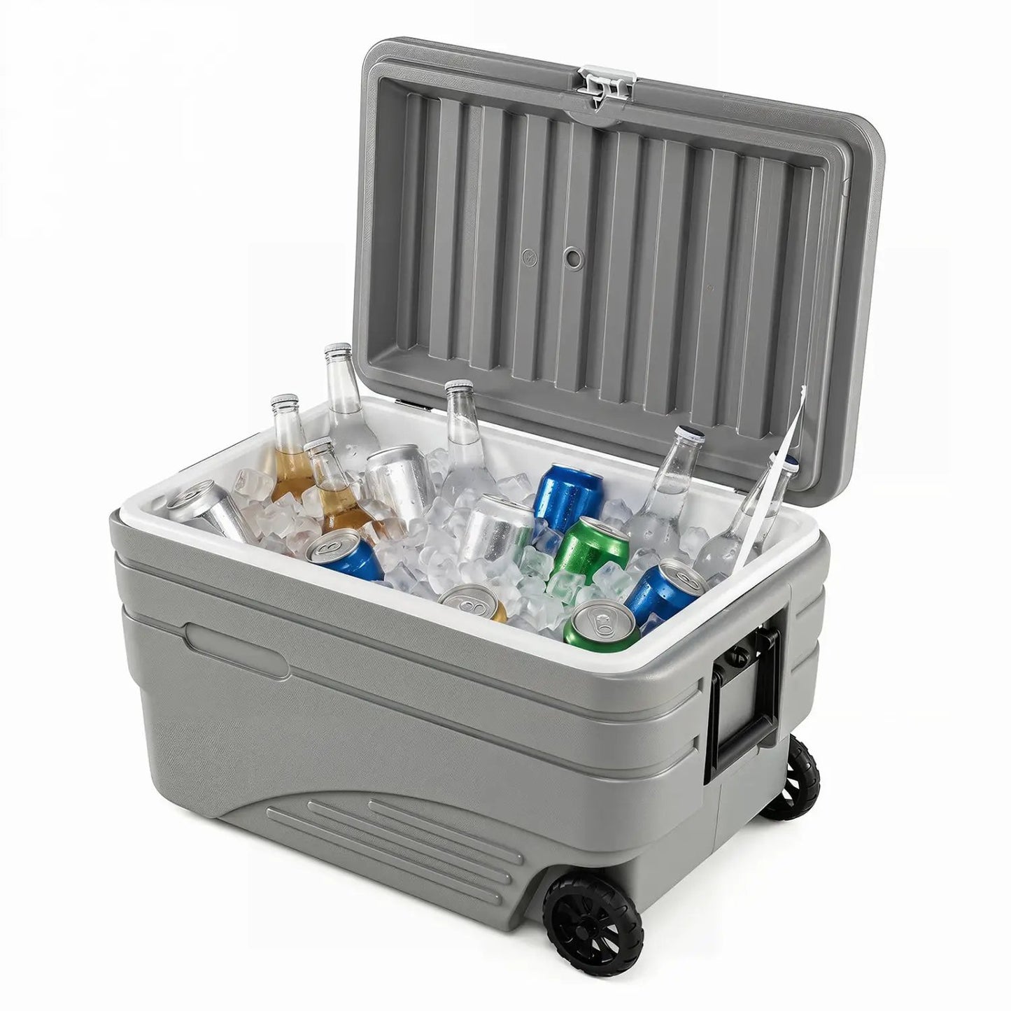 103 Quart Wheeled Cooler Pull Handle Drain Plug