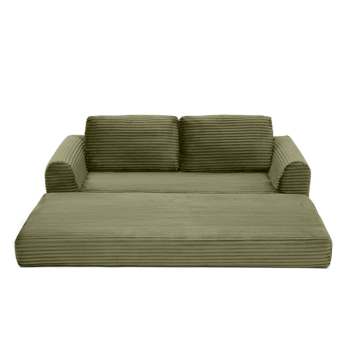 Modern Corduroy Folding Sofa Bed and Couch