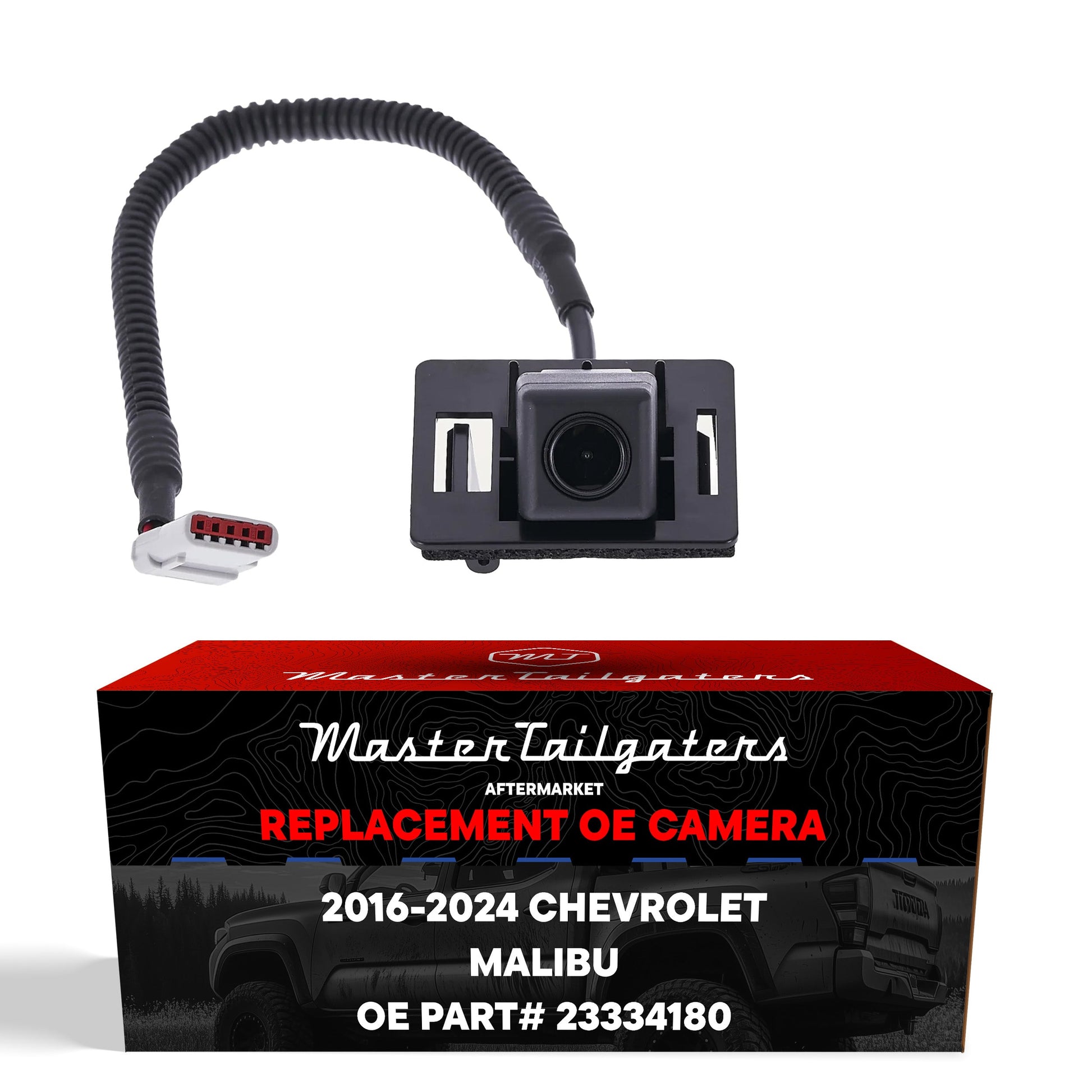 Malibu Hybrid OEM backup camera with harness and connector Master Tailgaters 23334180 on Tampa Home & Garden Store