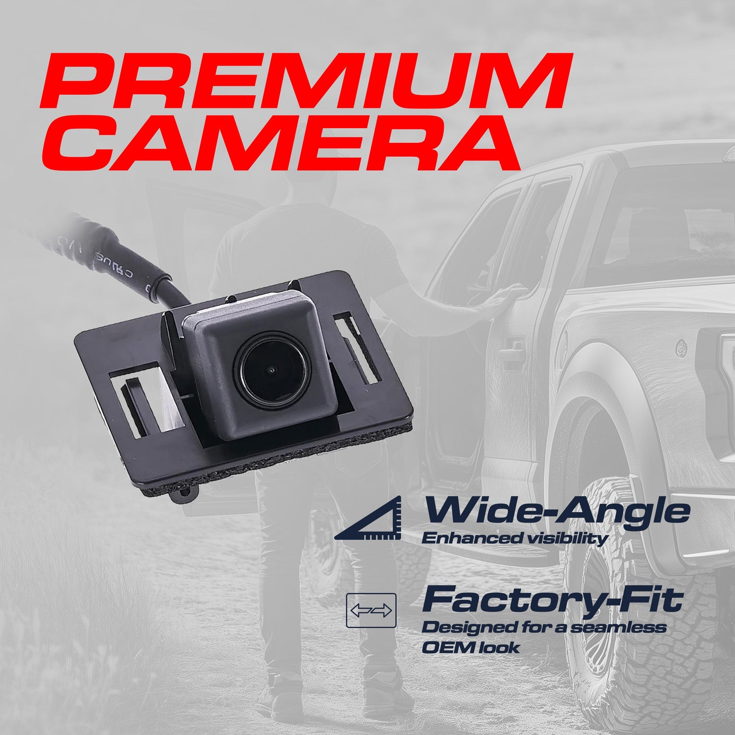 Backup camera Master Tailgaters, Malibu Hybrid OEM replacement, OE 23334180, wide on Tampa Home & Garden Store