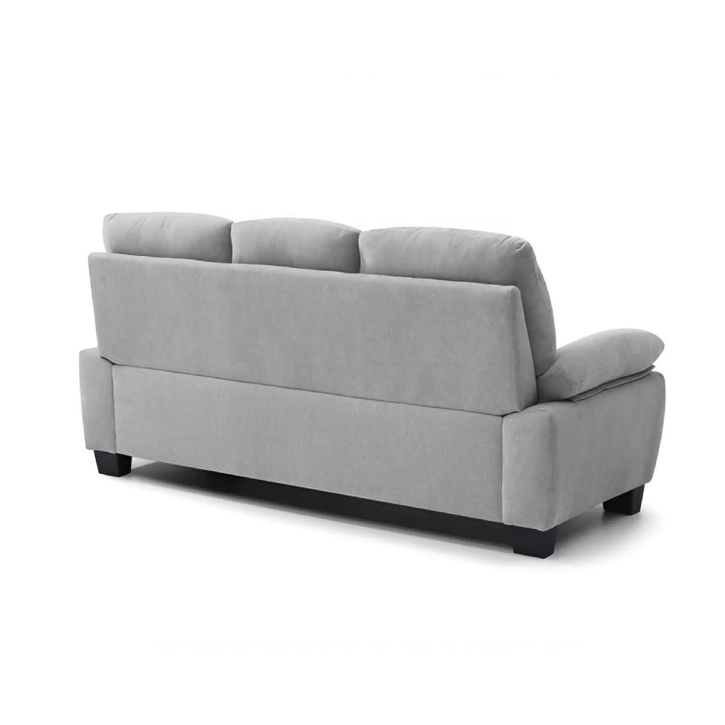 Summerton Sofa with Pillow Top Arms, stationary light gray fabric by Unique Piece Furniture on Tampa Home & Garden Store