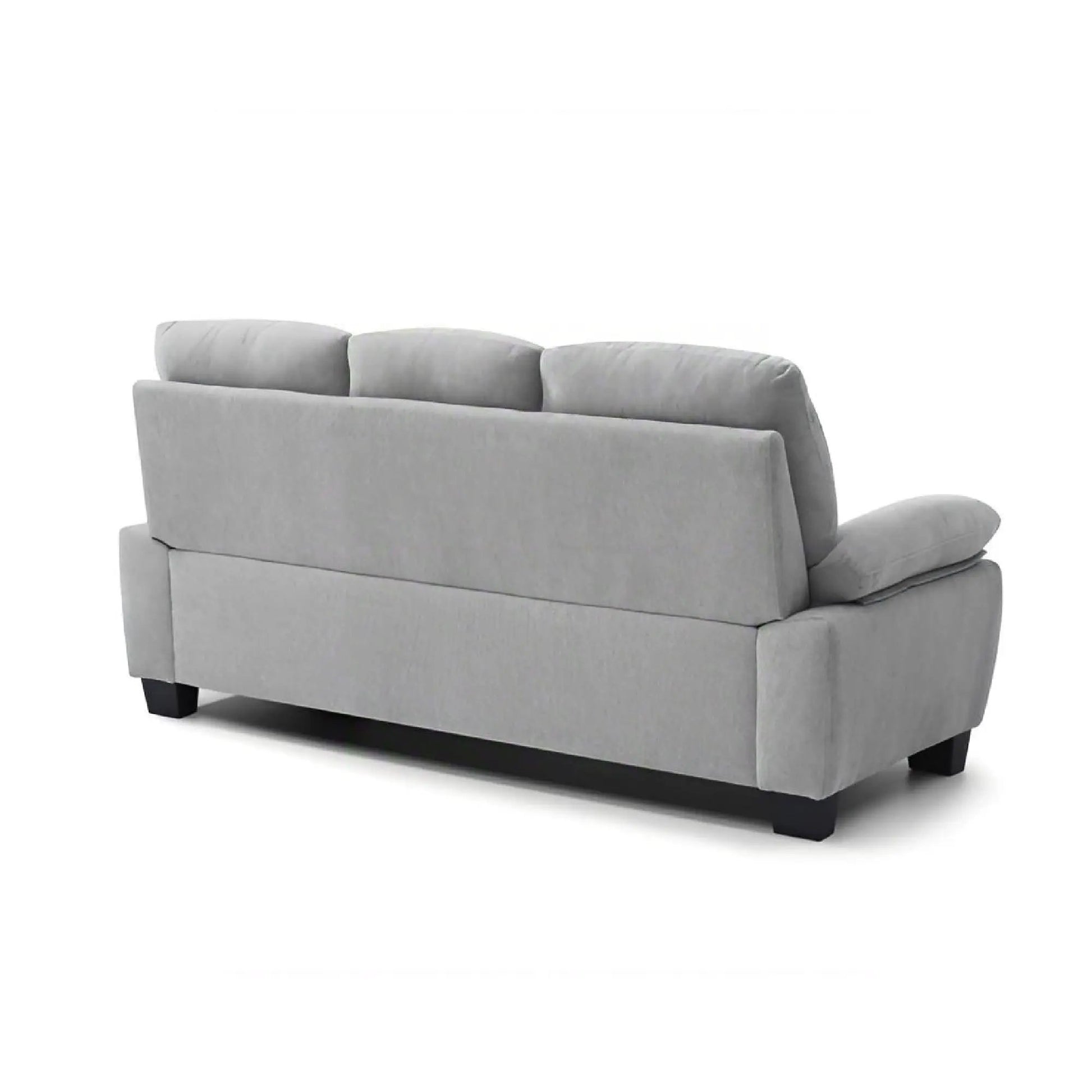 Summerton Sofa with Pillow Top Arms, stationary light gray fabric by Unique Piece Furniture on Tampa Home & Garden Store
