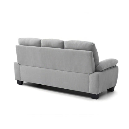 Summerton Sofa with Pillow Top Arms, stationary light gray fabric by Unique Piece Furniture on Tampa Home & Garden Store