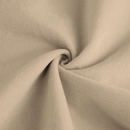 HouseOfZazla beige fabric upholstery for modern sectional sofa with ottoman close-up on Tampa Home & Garden Store