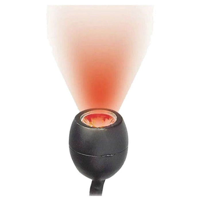 Little Giant LED EggLite Red pond light in black housing with red glow for fountains on Tampa Home & Garden Store