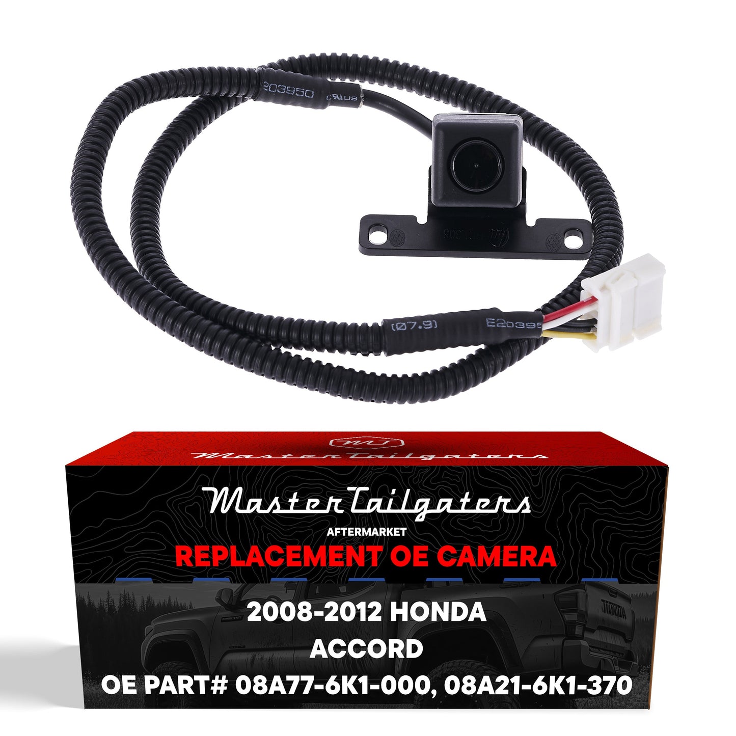Master Tailgaters black OEM backup camera with mounting bracket for 2008-2012 Honda Accord on Tampa Home & Garden Store