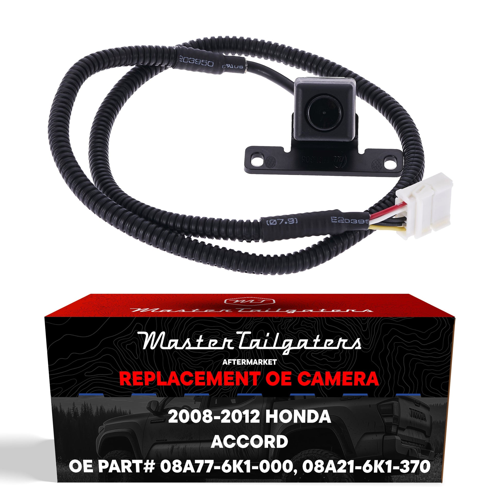 Master Tailgaters black OEM backup camera with mounting bracket for 2008-2012 Honda Accord on Tampa Home & Garden Store