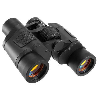 Portable HD binoculars with FMC lens, low-light night vision, black with textured grip on Tampa Home & Garden Store