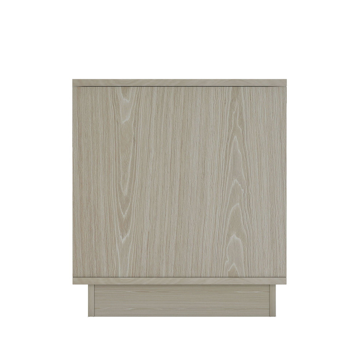 Modern Nightstand with push-to-open drawer in light brown wood finish by HouseOfZazla on Tampa Home & Garden Store