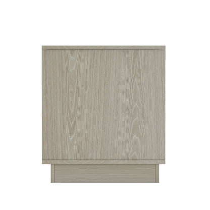 Modern Nightstand with push-to-open drawer in light brown wood finish by HouseOfZazla on Tampa Home & Garden Store