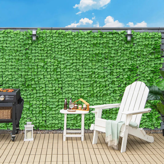 Artificial ivy privacy fence 118 x 39 in green hedge screen by DirectDeals on Tampa Home & Garden Store