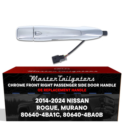 Master chrome exterior door handle front right passenger side for Nissan Murano/Rogue w/o keyhole on Tampa Home & Garden Store