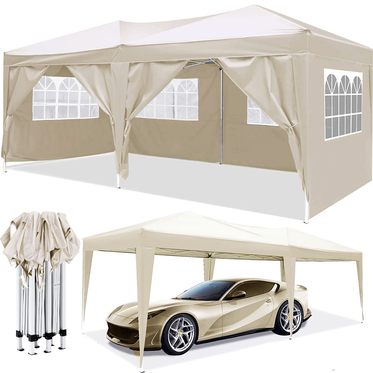 10x20 Ez Pop Up Canopy for Outdoor Parties