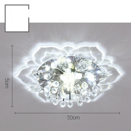 Lámpara de corredor de cristal pequeña Lámpara de sala de estar moderna minimalista