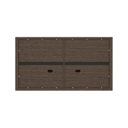 Rivington Sideboard dark wood with soft-close doors and adjustable shelves HouseOfZazla on Tampa Home & Garden Store