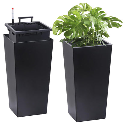 Set Of Two Planters For Indoor and Outdoor Decor