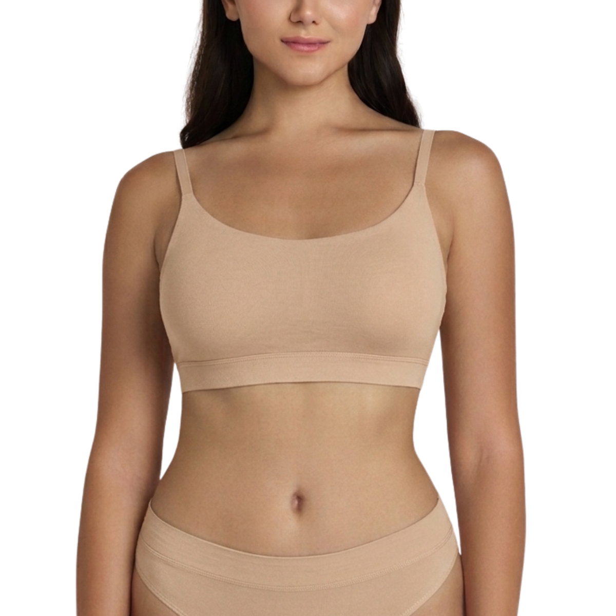 Scoop Bralette by Net Positive in organic cotton nude on Tampa Home & Garden Store