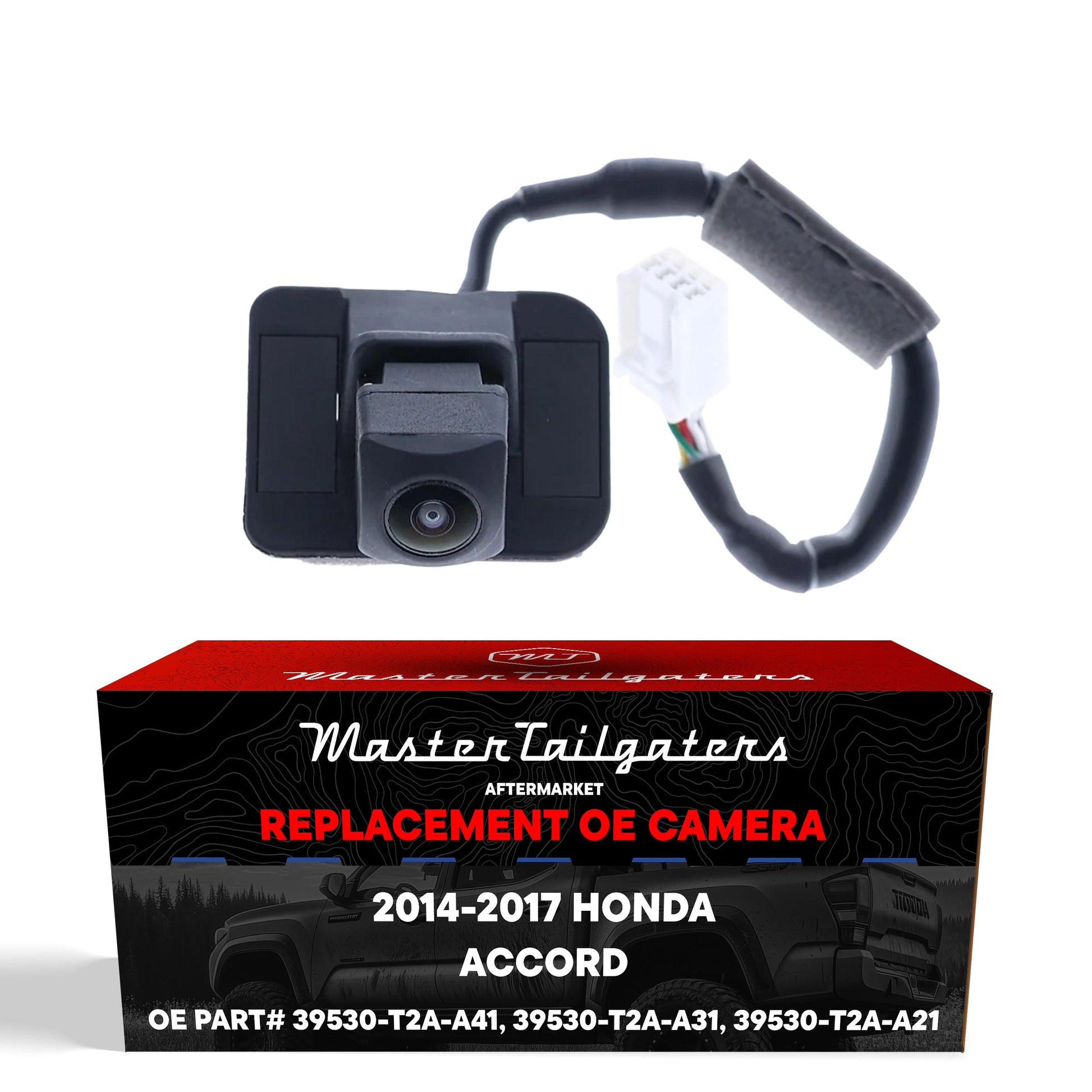 Master Tailgaters Honda Accord OE backup camera with wiring harness, black housing on Tampa Home & Garden Store