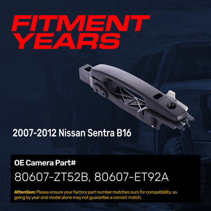 Exterior door handle black primed driver side Nissan Sentra B16 07-12 Master Tailgaters on Tampa Home & Garden Store