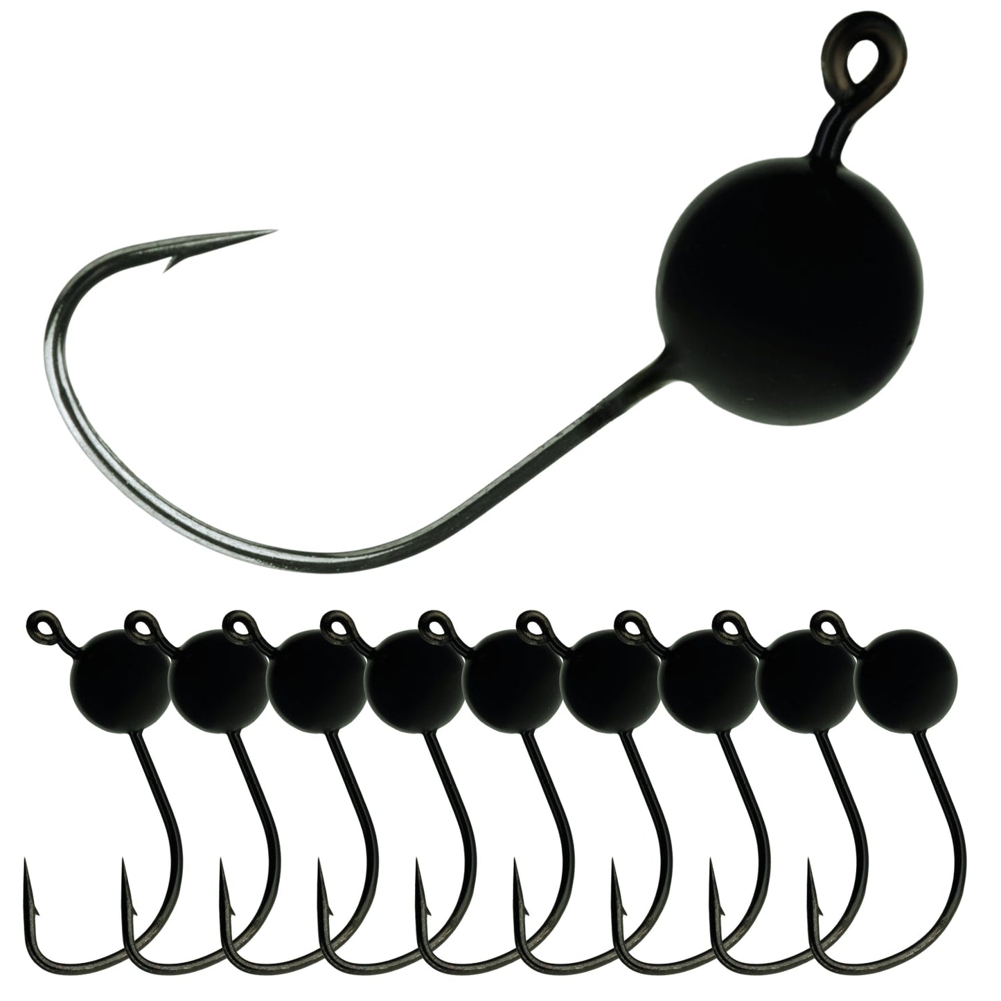 Leurres plombés Wacky Jigs Reaction Tackle - Paquet de 10 - Ultra pointus - Neufs 