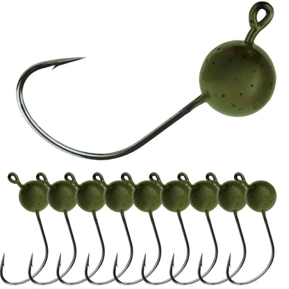 Leurres plombés Wacky Jigs Reaction Tackle - Paquet de 10 - Ultra pointus - Neufs 
