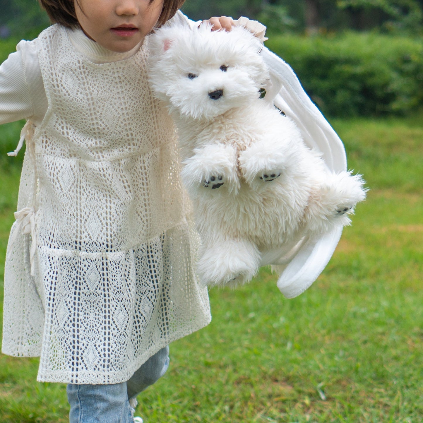 Sac à dos Westie – Sac en peluche pour filles et amantes des chiots