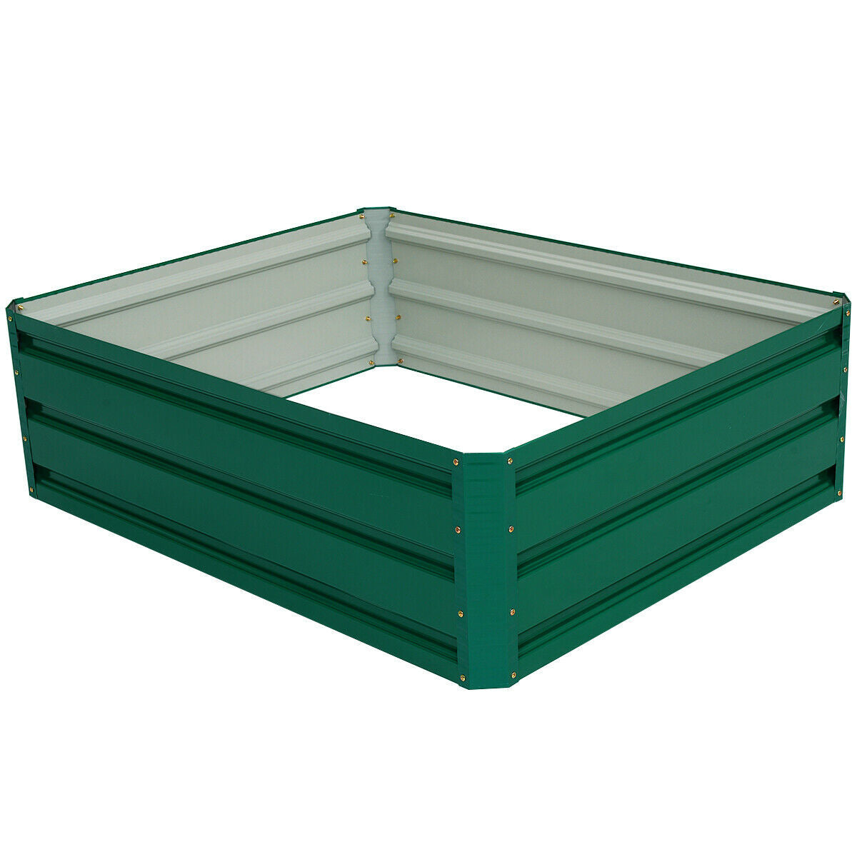 Cama de jardín elevada de 40 x 32 pulgadas para plantar verduras y flores