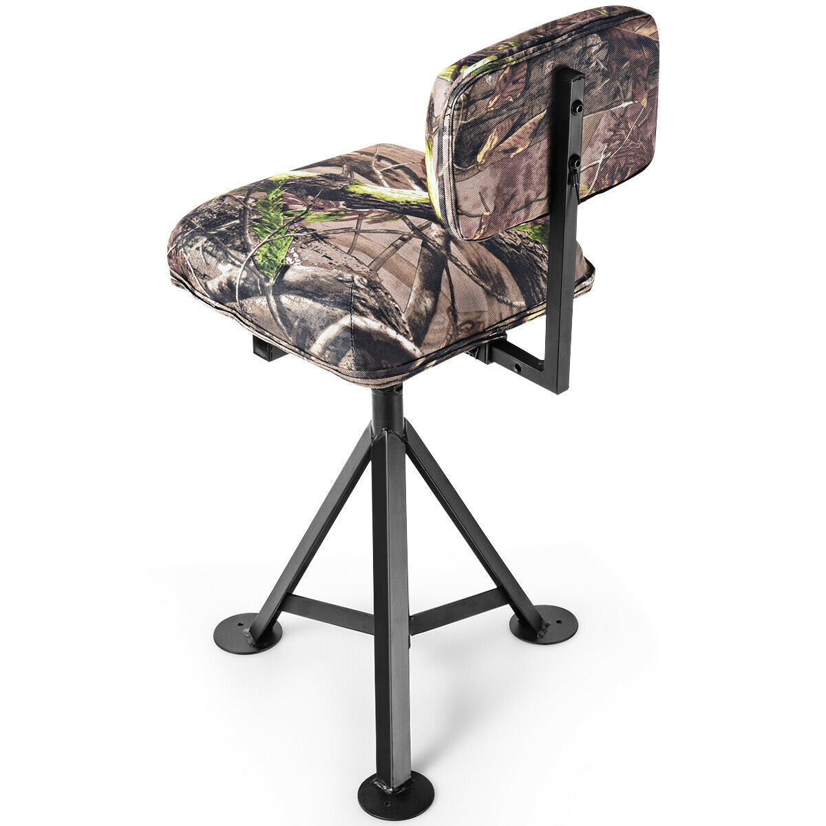 GemGear camo swivel hunting chair with tripod base and detachable backrest on Tampa Home & Garden Store