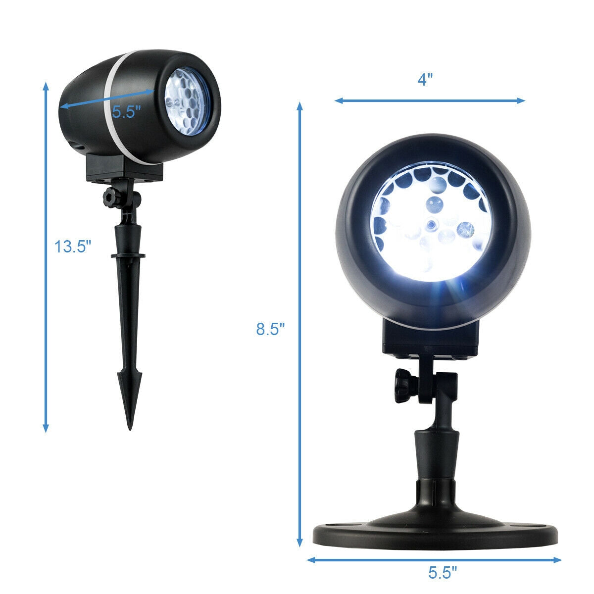 DirectDeals outdoor waterproof snowflake LED projector with remote; stake mount on Tampa Home & Garden Store