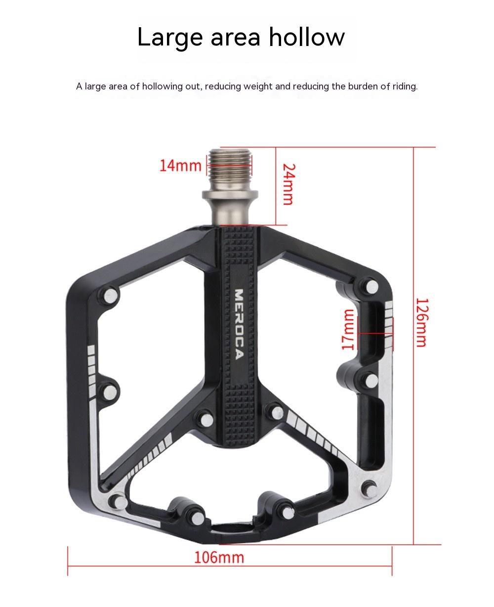 Bicycle pedal Stevvex aluminum alloy flat platform, non-slip, road bike compatible on Tampa Home & Garden Store