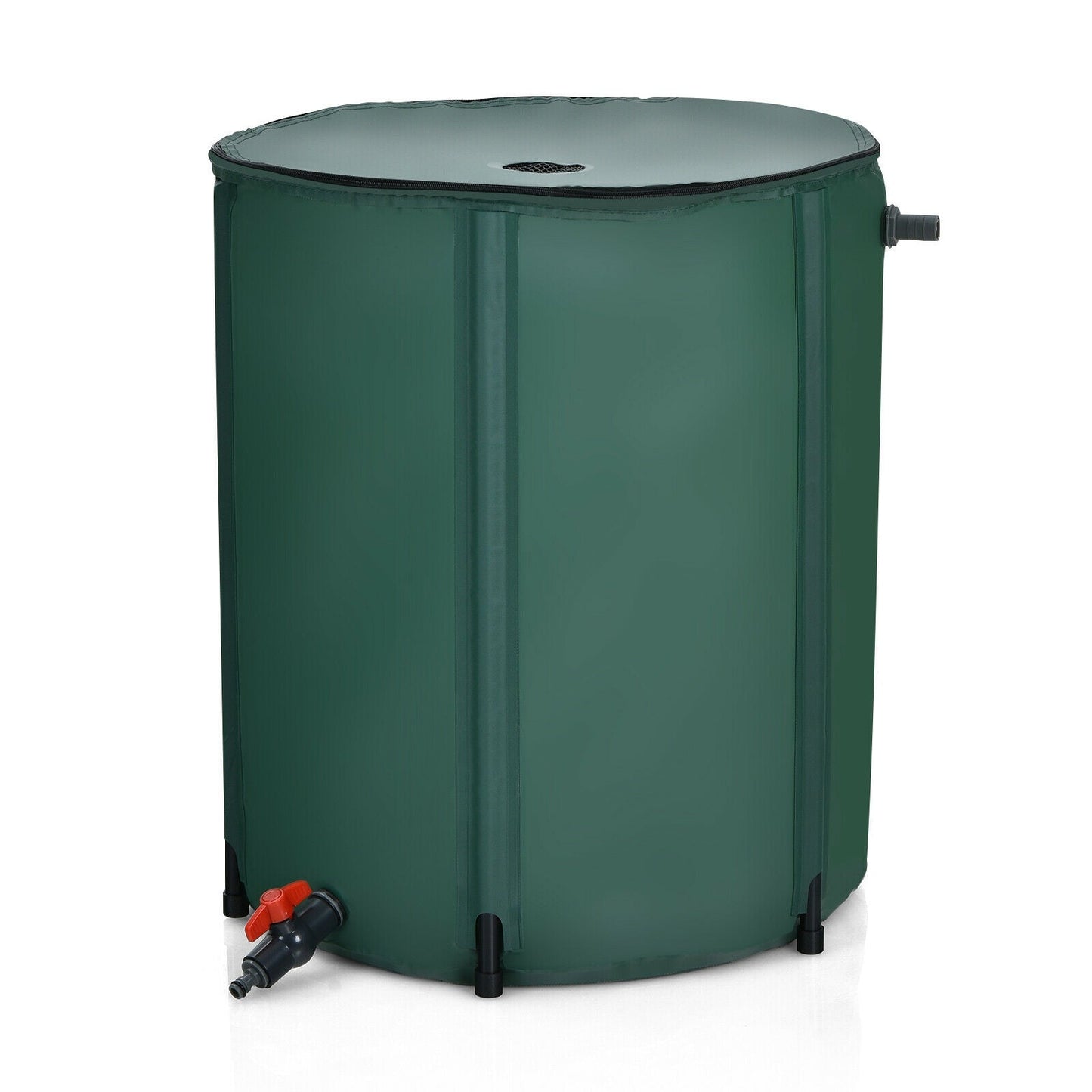 53 Gallon Portable Rain Barrel Water Collector
