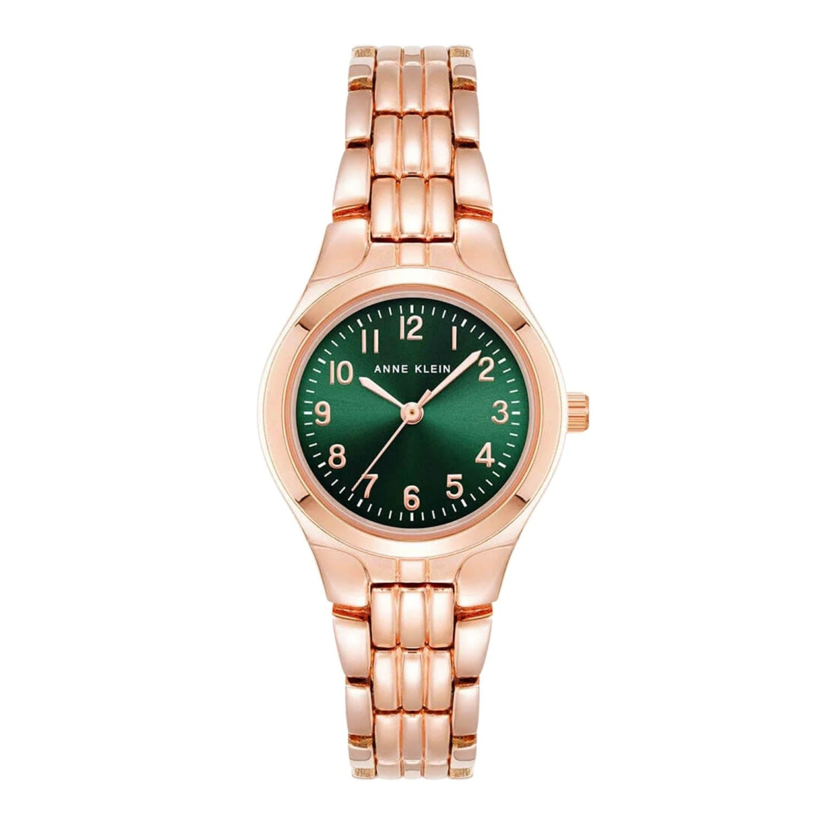Anne Klein women's classic watch rose gold-tone stainless steel bracelet with green dial on Tampa Home & Garden Store