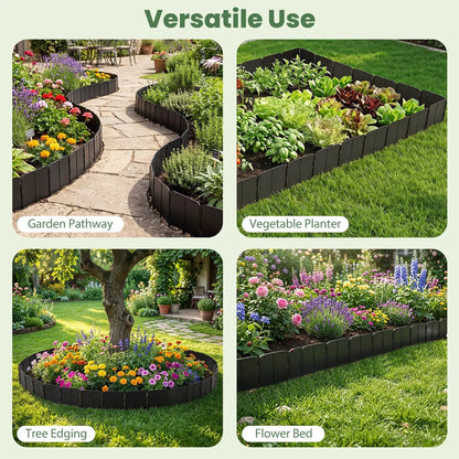 Garden Edging Borders Interlocking No Dig Set