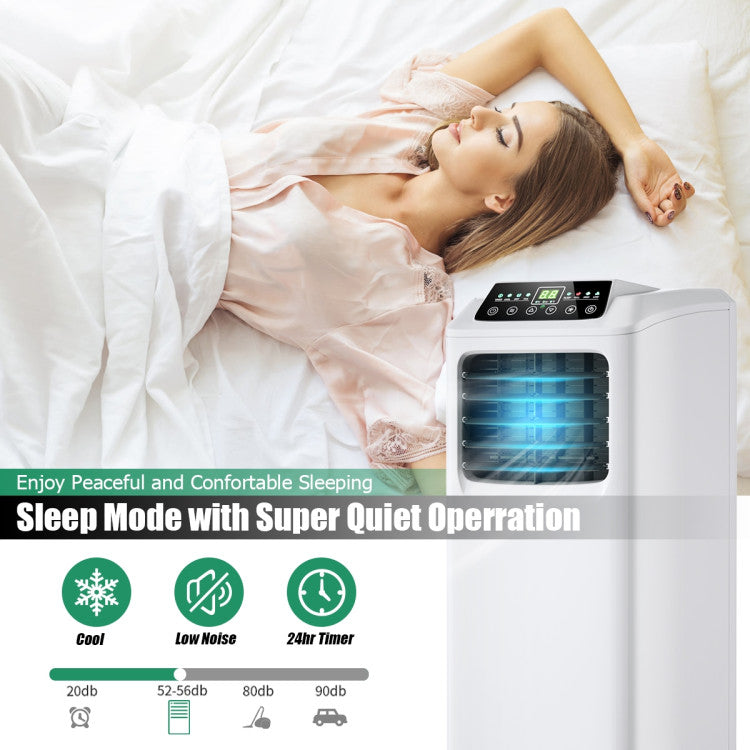 Aire acondicionado portátil de 9,000 BTU con control remoto