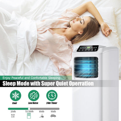 Aire acondicionado portátil de 9,000 BTU con control remoto