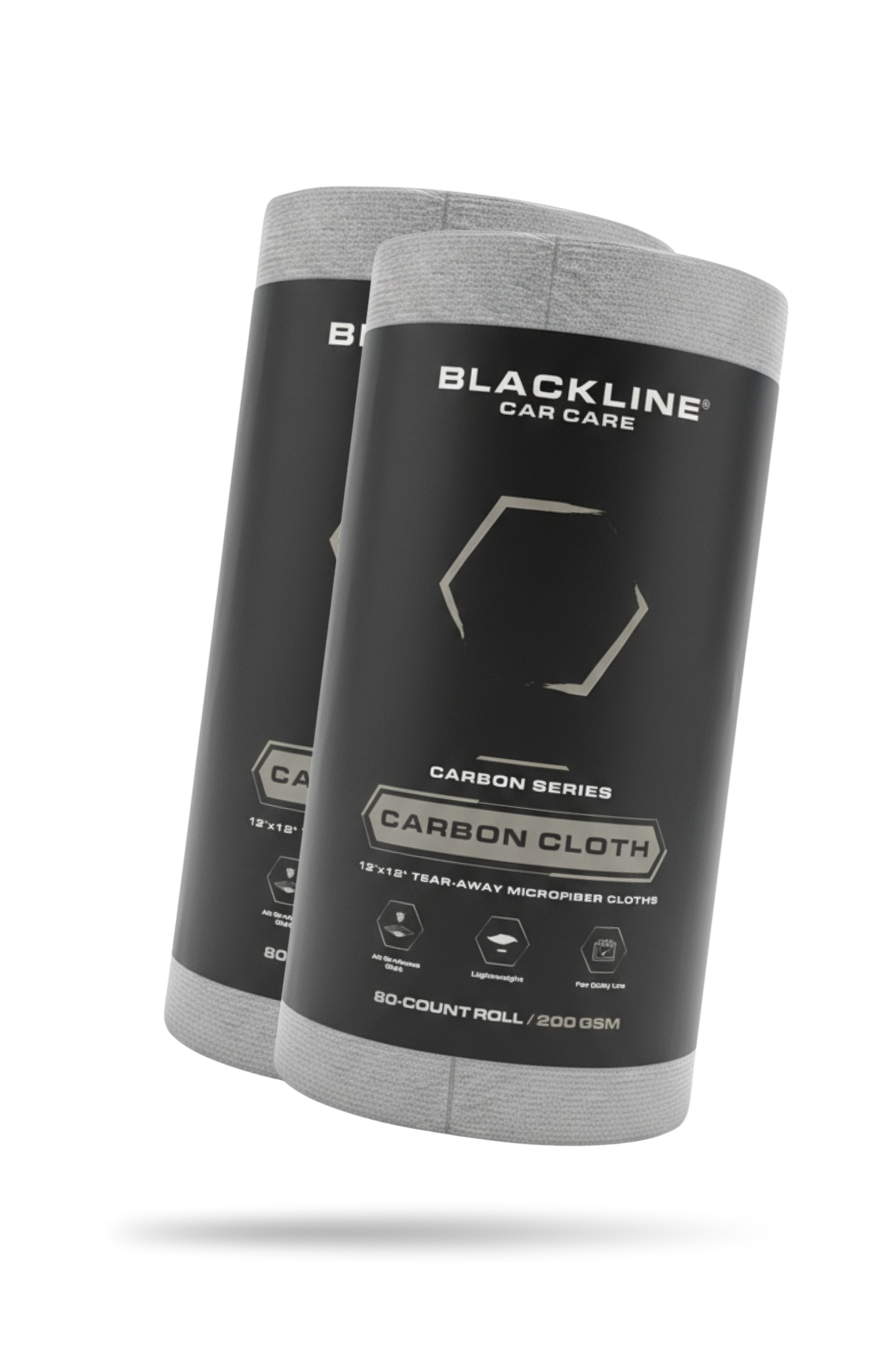 Blackline Carbon Cloth rolls by Blackline Car Care, two 12x18in carbon cloths for polishing on Tampa Home & Garden Store