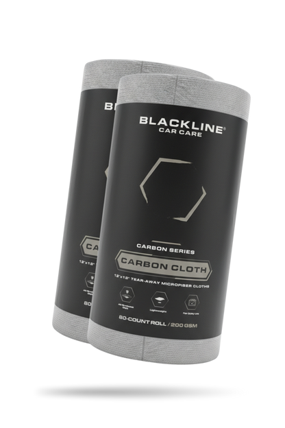 Blackline Carbon Cloth rolls by Blackline Car Care, two 12x18in carbon cloths for polishing on Tampa Home & Garden Store