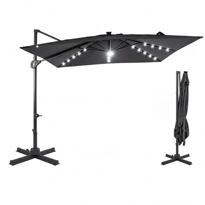 Cantilever Patio Umbrella Solar LED Lights