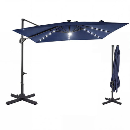 Cantilever Patio Umbrella Solar LED Lights