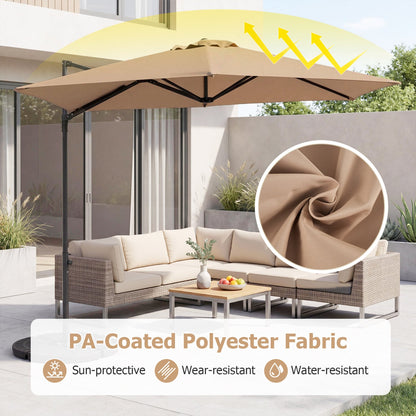 Cantilever Patio Umbrella 10 ft 360 Rotation