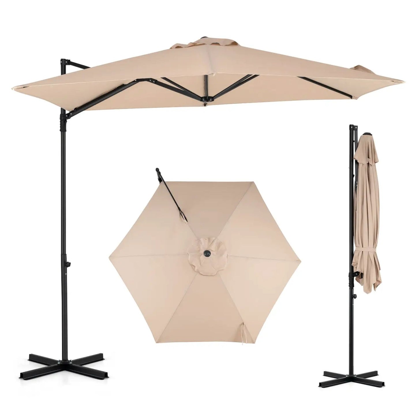 Cantilever Patio Umbrella 10 ft 360 Rotation