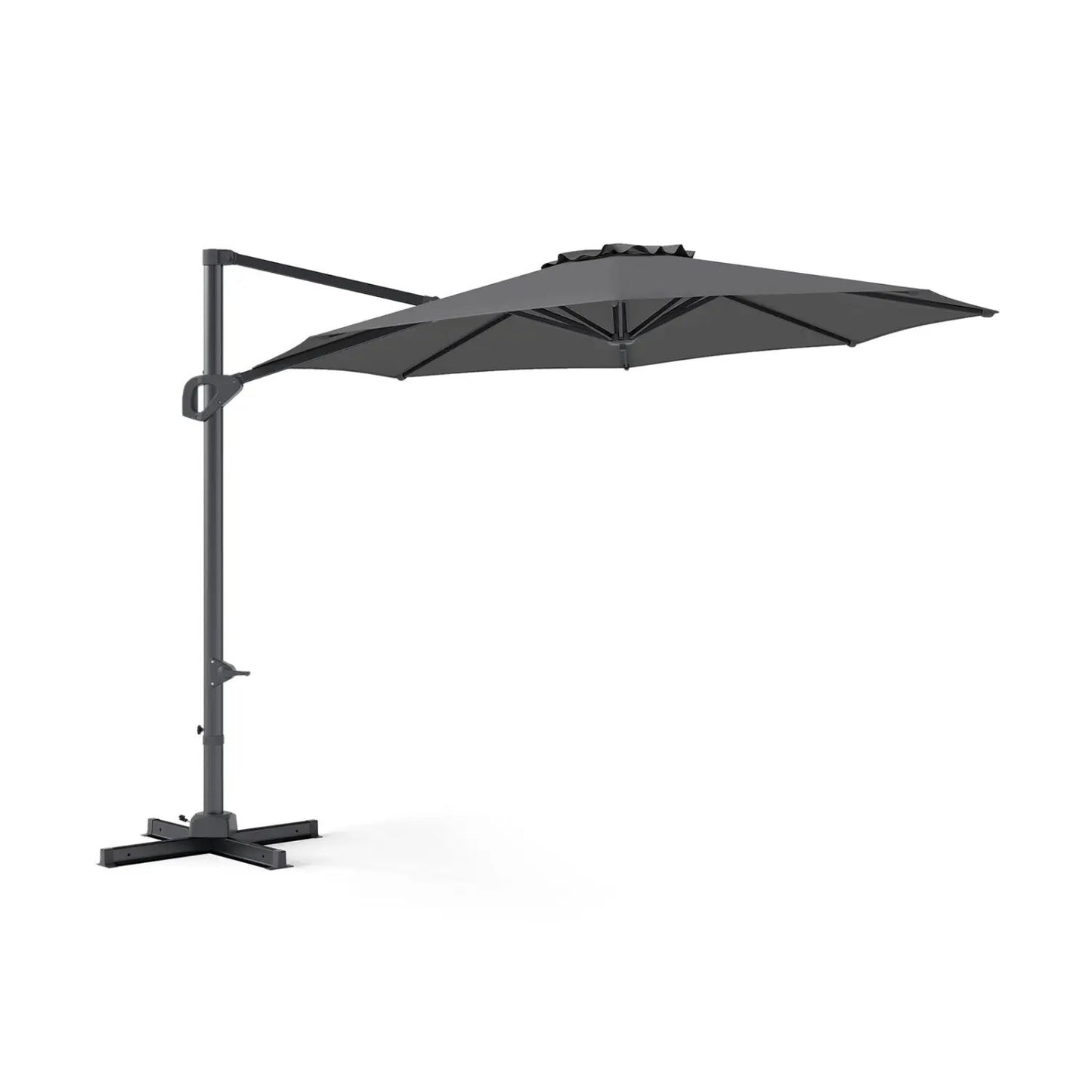 10 Feet Patio Cantilever Umbrella with Easy Tilt