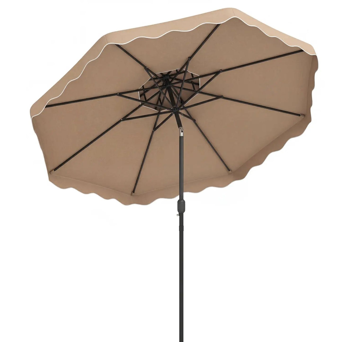 10 Ft Patio Umbrella With Push Tilt and Crank