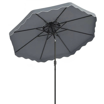 10 Ft Patio Umbrella With Push Tilt and Crank