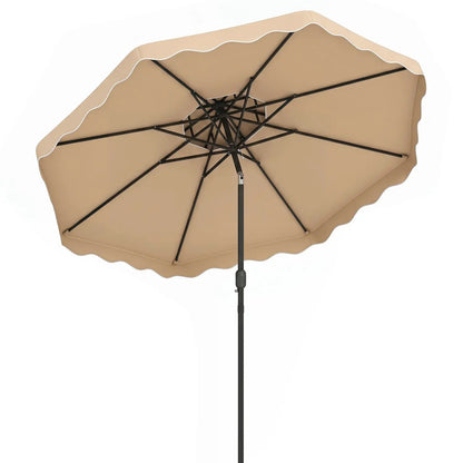 10 Ft Patio Umbrella With Push Tilt and Crank