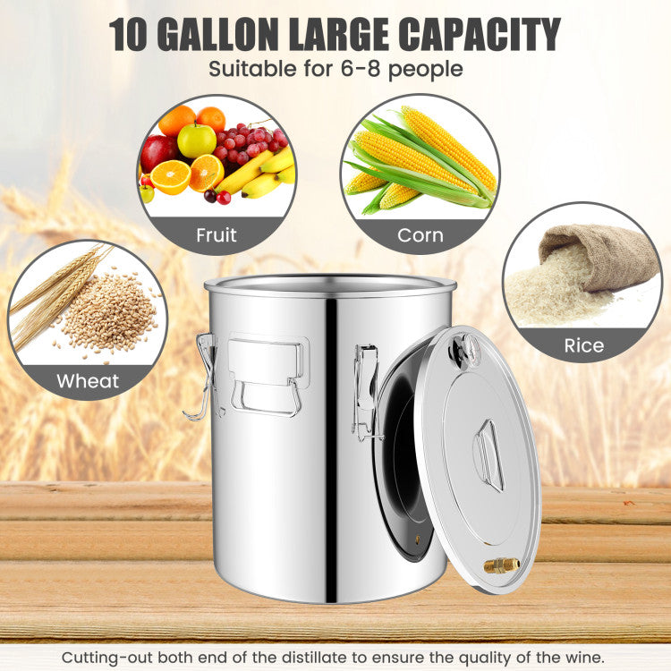 Exprimidor de 40 L con dos jarras de acero inoxidable