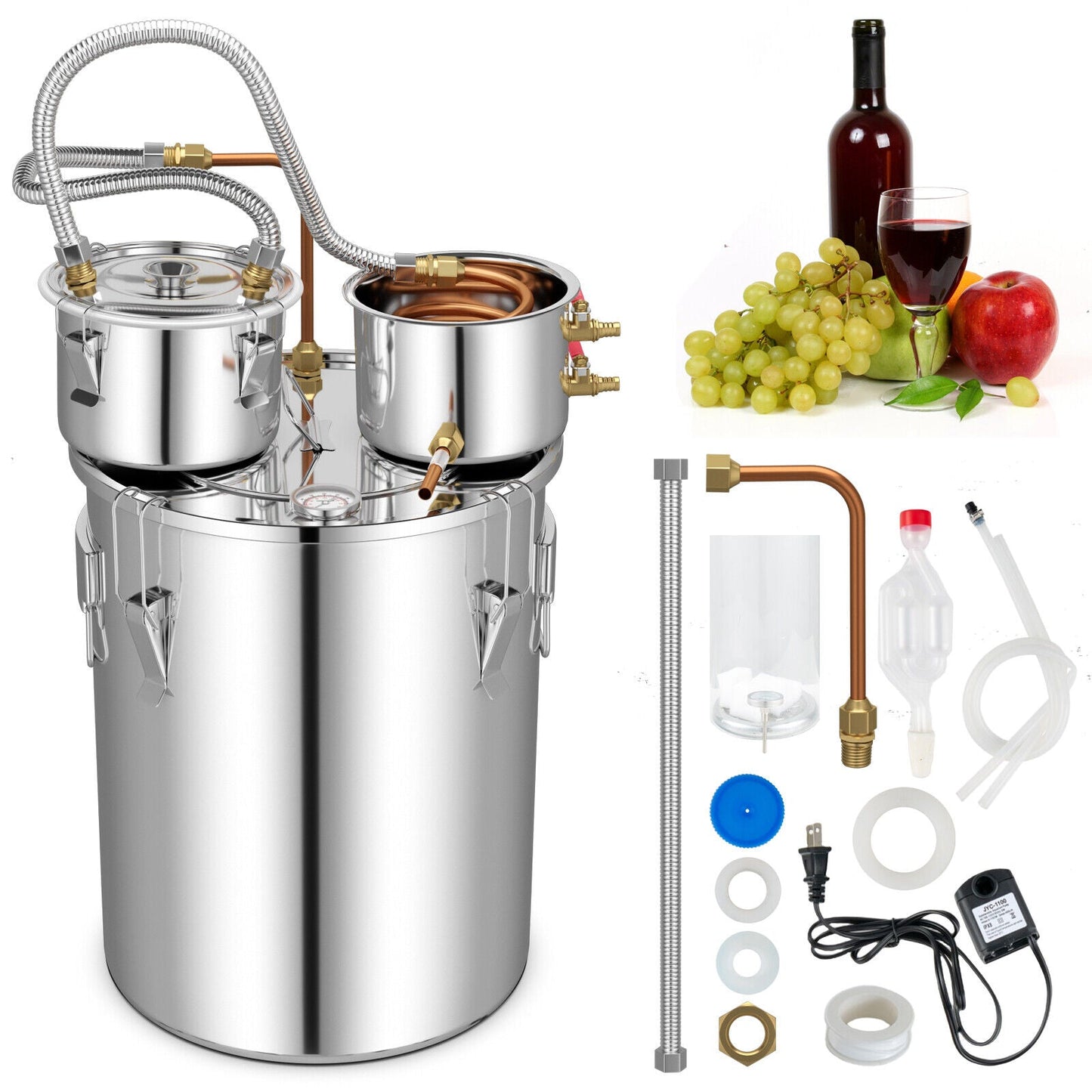 Destilador de agua de 5/10 galones para whisky casero